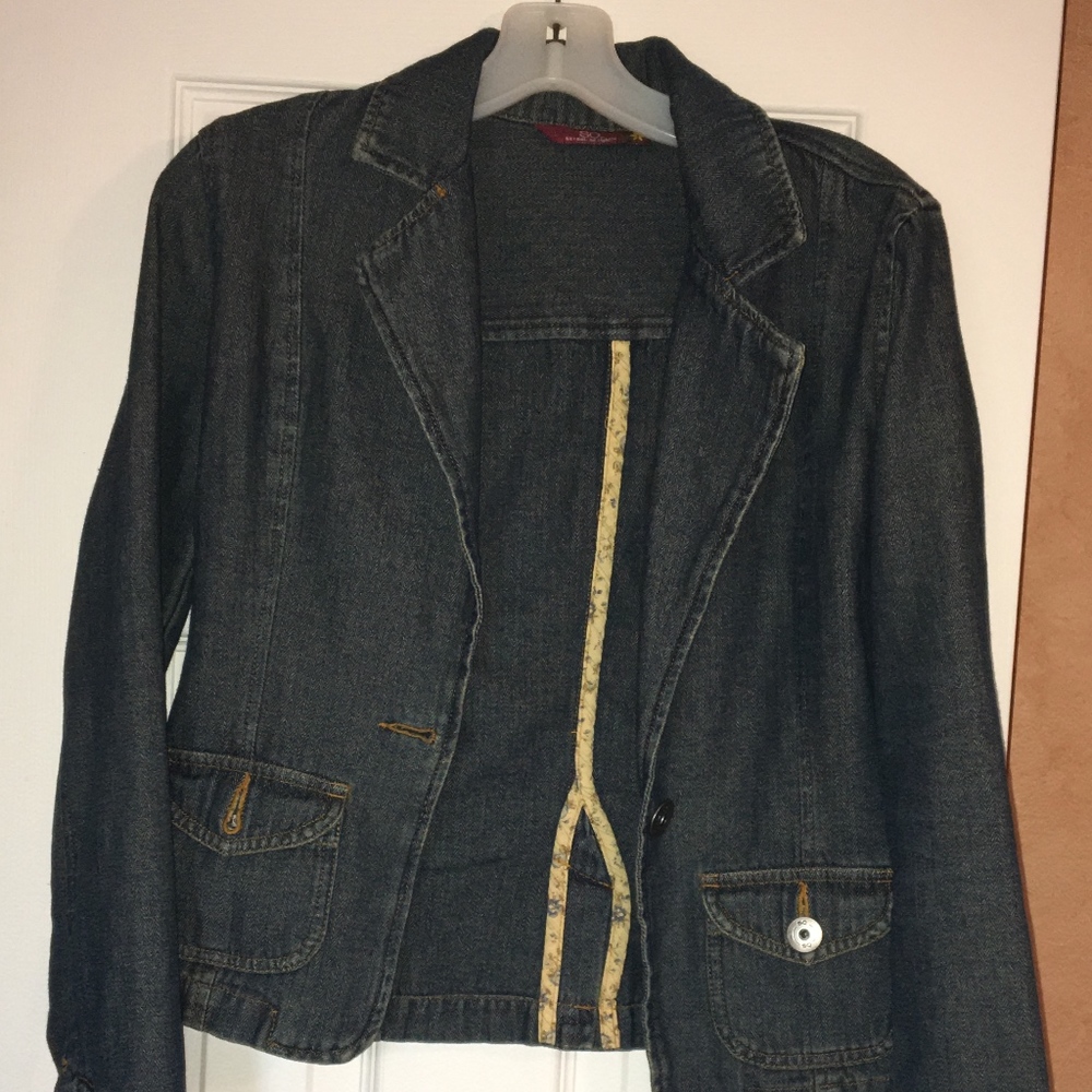 Denim Blazer Size Small